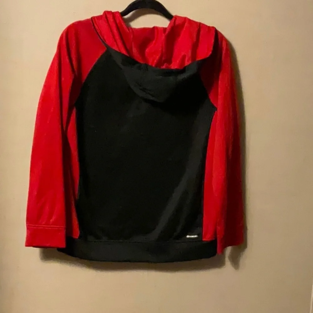 Adidas Red and Black Hoodie